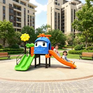 Wholesale Custom Designed Large Outdoor Playground Plastic Slide for Amusement Park & Holiday Resorts