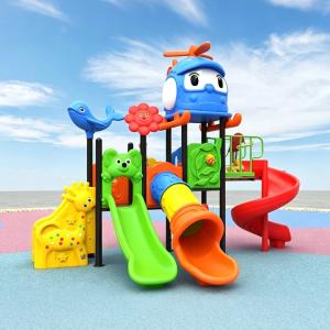 Commercial Outdoor Playground Equipment Preschool Kids Plastic Slide Climbing Play Set Kindergarten School Yard Park Play Area