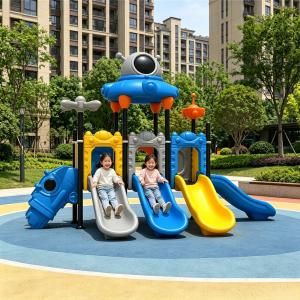 Wholesale Outdoor Toys Children's Playground Sports Equipment School Park Kindergarten Plastic Slide for Kids