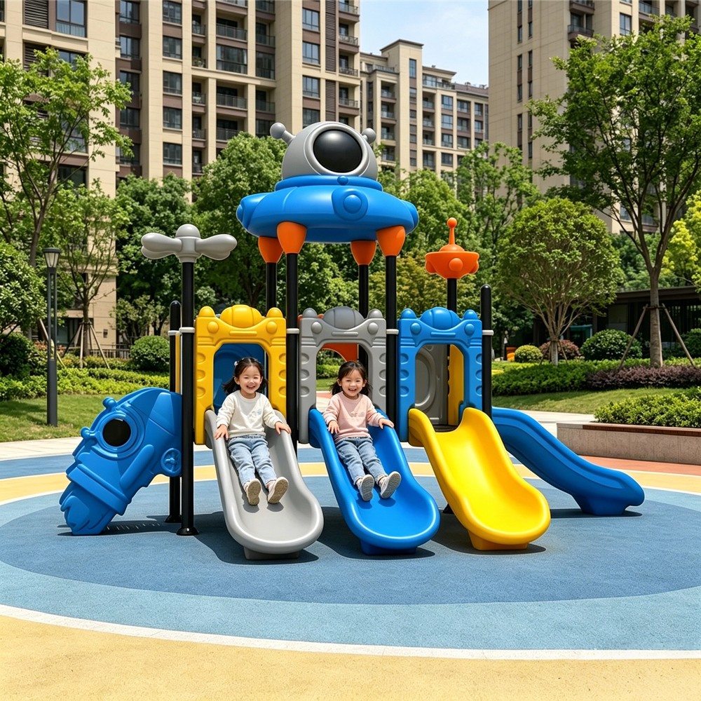 Wholesale Outdoor Toys Children's Playground Sports Equipment School Park Kindergarten Plastic Slide for Kids