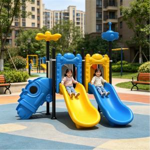 Wholesale Durable Children Outdoor Playground Equipment Slides Manufacturer Play Plastic Slide for Children