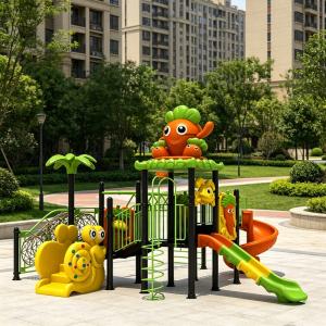 Wholesale Price Attractive Kids Outdoor Playground Children Plastic Slide Amusement Park Games for Kids