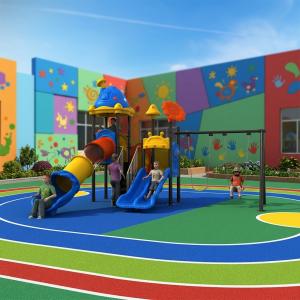 High Quality Kids Playground Tube Slide Set Durable Plastic Outdoor Equipment for Preschool & Kindergarten Play Areas