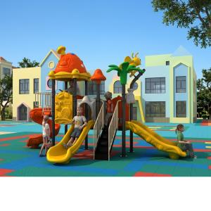 Outdoor Plastic Slide Playground Equipment Preschool Kids Fun Park Games Durable Safe Play Structures School Yard